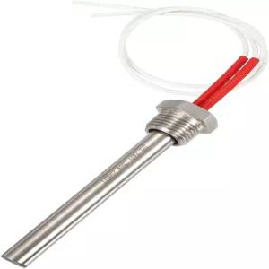 MECCANIXITY 침지 카트리지 히터 정격 출력 200W +5 ~ -10 허용오차 240V 304 스테인리스 스틸 1/2 NPT
