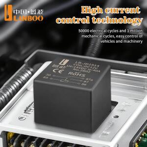 LANBOO 40A 고출력 자동차 릴레이 12V/24V 차량용 제어