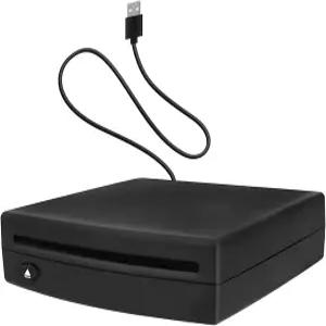 Xglysmyc 차량용 USB 외장 CD 플레이어 라디오 연결 포트가 있는 Android 내비게이션용 휴대용 - 플러그 앤