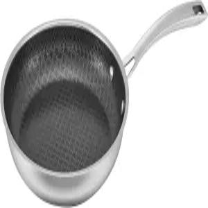 Cuisinart FusionPlus 하이브리드 스테인리스 팬 논스틱 및 오븐 사용 가능 8인치 세라믹