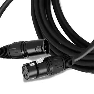 브렌다즈 XLR 케이블 20피트 마이크 믹서 스피커 또는 PA 시스템용 남녀 코드 1