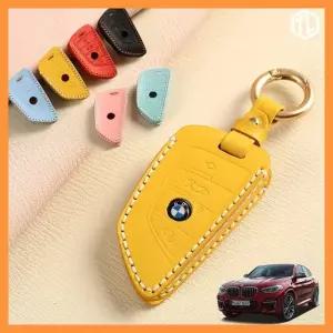 D24 마카 BMW호환 X4 스마트키케이스 가죽 키홀더