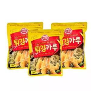 오뚜기 겉은 바삭하고 속은 고소한 튀김가루 1kg x3개