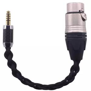 KK 케이블 TA-KA 4.4MM 남성에서 4핀 XLR 여성 헤드폰 밸런스 오디오 업그레이드