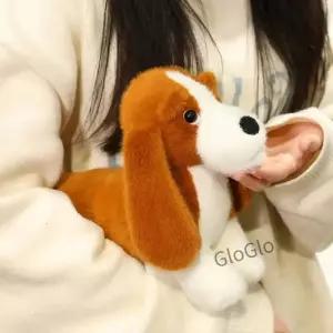20x35cm 갈색 훈트 인형 짧은 다리 강아지 베개 귀여운 만화 동물 애완동물 남성 선물