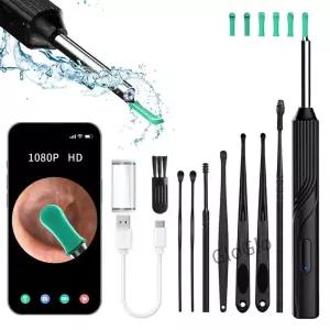 귀지 제거제 청소 도구 미니 카메라가있는 귀 내시경 USB C 충전 Earpi 건강 관리 세트 for Android Best