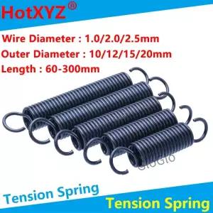 인장 스프링 풀백 코일 연장 드래프트 와이어 직경 1/2/2.5mm 외경