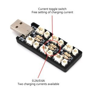 1S Lipo 배터리 USB 충전 어댑터 3.8V/4.35V 6CH Micro-JST 1.25 JST-PH 2.0 MCX 모델 항공기 보드
