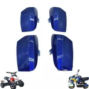 미니 ATV 앞뒤 휠 플라스틱 커버 49cc 쿼드 바이크 4x4 휠러용