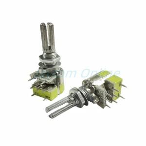 R125G 타입 듀플렉스 전위차계 스테레오 채널, 스위치 B50K 볼륨 스피커, 파워 앰프 핸들, 20mm, 8 핀, 개