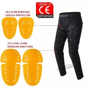 CE 2 무릎 엉덩이 보호대 내장 오토바이 바지 청바지 삽입 장비 라이딩 Kneepad Guard