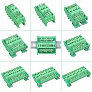 DIN 레일 마운트 퓨즈 인터페이스 모듈 전기 및 보호를  2-15 채널 유리 5x20mm 홀더