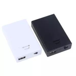 3AA 4 5V 배터리 박스 7 5*4 6*1 8cm 내장형 USB 홀더 스위치 커버