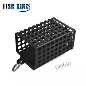 NGB 1개입 피더 스퀘어 메탈 베이트 30g-100g 케이지 컨테이너 바스켓 홀더 와이어 잉어 낚시 싱커 버튼용