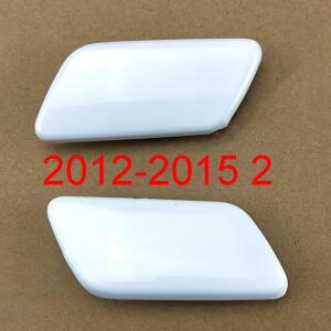 1x 흰색 왼쪽오른쪽 헤드 라이트 와셔 캡 램프 노즐 커버 Toyota Land Cruiser Prado LC200 2008-2021 2022