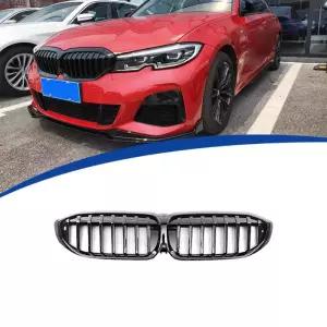 BMW 3시리즈 G20 20-22 글로스 블랙 싱글 슬랫 키드니 그릴 호환