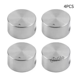 4Pcs 스위치 라운드 손잡이 가스 스토브 버너 오븐 주방 부품 가전 대 한 핸들