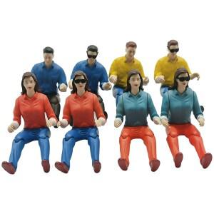 1Pcs 남성/여성 선글라스 드라이버 장난감 모델 파일럿 그림 RC 비행기 자동차 트럭 액세서리 취미 색상 랜
