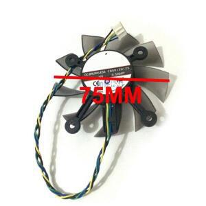 75mM FD8015U12S DC12V 0.54핀 쿨러 팬 GTX 560 GTX550Ti HD7850 그래픽 비디오 카드 냉각 팬용