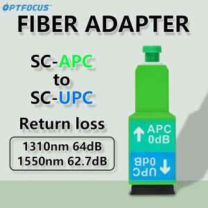 OTFOCUS 광섬유 어댑터 ACP-SC UPC 0dB FTTH 상호 변환 1310nm