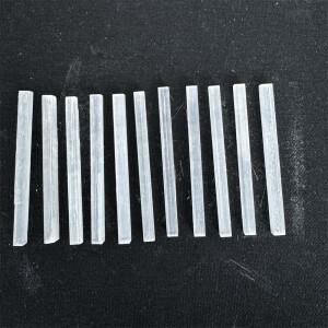 천연 셀레나이트 크리스탈 스틱 칩, 석고 화이트 쿼츠, 거친 미네랄 표본, 포인트 힐링 스톤, 10 개