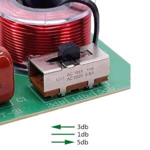 2pcss 1 웨이 100W Hifi 고음 트위터 주파수 분배기 홈 자동차 스테레오 DIY 오디오 크로스 오버 필터
