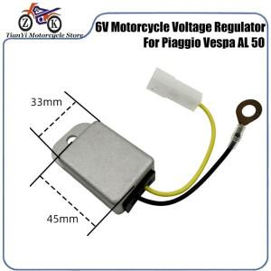 Piaggio Vespa AL50 스쿠터 정류기 오토바이 레귤레이터 교체 용 1PCS 6V 전기