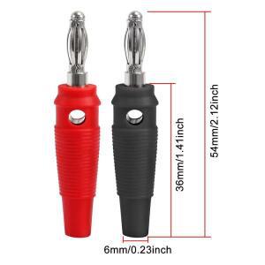 10pcs 고전류 나사형 4mm 바나나 플러그 32A 스택형 커넥터 스피커 케이블 어댑터 단자