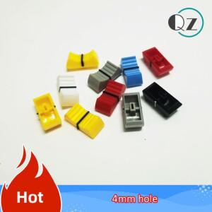 12pcs 4MM 컬러 믹서 Soundcraft 페이더 캡/전위차계 손잡이 푸시 캡/Yamaha behringer 용 스트레이트 슬라