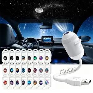 USB 차량용 스타 루프 360 ° 커플 데이트 자동차 실내 장식을 위한 조절 가능한 로맨틱 무드등