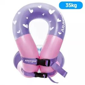 ( )위니코니 구명조끼 아라칸 스윔베스트 AIR 35kg 핑크 아동 수영 물놀이 안전용품