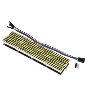 B63B-MAX7219 Arduino 호환 마이크로컨트롤러용 4 in 1 도트 매트릭스 디스플레이 모듈 5P 라인 지원