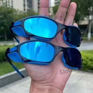 사이클링 선글라스 남성용 UV400 낚시 MTB 메탈 자전거 고글 라이딩 글라스