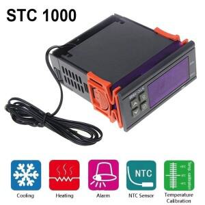 디지털 온도 조절기 STC-1000 AC 110~220V 냉장고 가열/냉각 지원