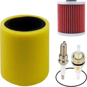 Air Filter Foam Oil Fuel Spark Plug For Kawasaki Bayou 220 KLF220 250 300 1988-2004 92055-1433