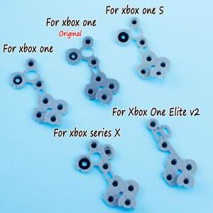 1pcs 무선 컨트롤러 XBOX 호환 호환 One S 슬림 X/ X/Elite V1 V2 게임패드 실리콘 키 버튼 D 용 전도성 고