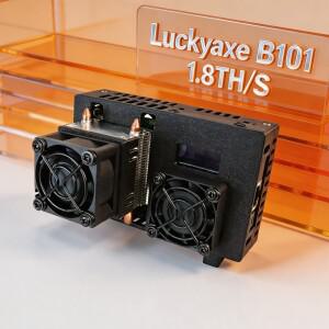 럭키액스 B101 BTC 비트코인 채굴기 1.8-2TH/s SHA256 ASIC 솔로 저전력 가정용