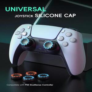 PS5 호환/PS3 호환/PS4 호환용 실리콘 젤  그립 커버 4개 XBOX 호환 호환 One  X S/XBOX 호환 호환360 컨트