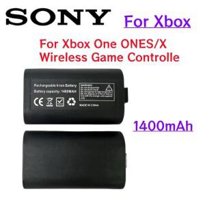 1-2 개/몫 Xbox One ONES/X 무선 게임 컨트롤러 용 새 배터리 1400mAh 충전식 팩 교체
