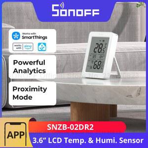 SONOFF A rGuard TH 3.6 LCD 지그비 온습도 센서 SNZB-02DR2 앱 모니터링 고급 분석 24시간 극한값