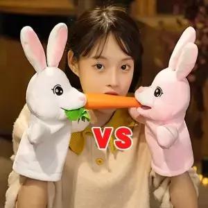동물 손 인형 토끼 이야기 장난감 장갑 학습 보조 선물
