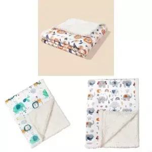 가을 겨울 인쇄 된 swaddles 담요 다기능 면화 침대 랩 타월 2 층 침구 물건 A2UB