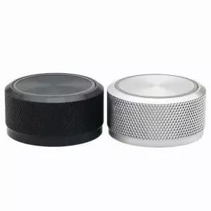 1PCS 알루미늄 합금 라이트 링 투명 손잡이 30X15 오디오 증폭기 가정용 악기 6 전위차계 범용