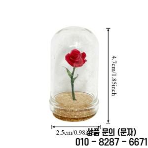 1/5 PCS 유리 클로슈 아래에 장미 인형의 집 요정 길 및 미니어처 풍경 시뮬레이션 모델용 1:12