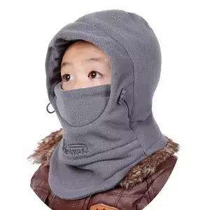 3-12세 발라클라바 스키 비니 겨울 페이스 마스크(후드 포함) 추운 날씨 눈 모자 및 목 워머 소년