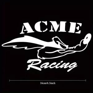 멋진 홀로그램 ACME 레이싱 디자인 자동차 오토바이 스티커 데칼로 차량 외관 액세서리에 재미있는