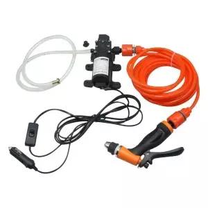 세차 12V 자동차 세탁기 건 펌프 고압 청소기 관리 휴대용 전기 청소 자동 장치 세트