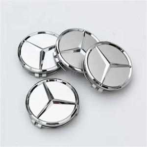 20pcs 75MM 자동차 스타일링 휠 센터 커버 허브 캡 교체 메르세데스 벤츠 Amg W211 AMG