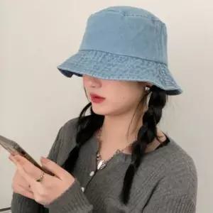 (3컬러) 여자 데님 벙거지모자