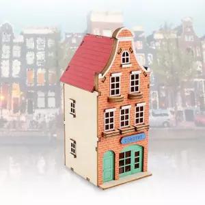 다모음집 카페드 유럽 (도로시) 나무조립키트 초등고학년만들기키트 미니어쳐집만들기